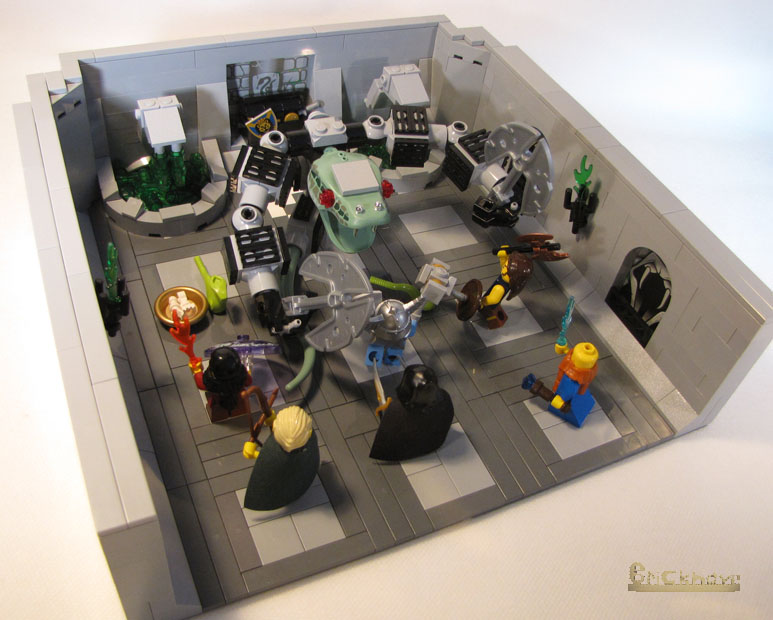Slithering Sewer Naga Battle