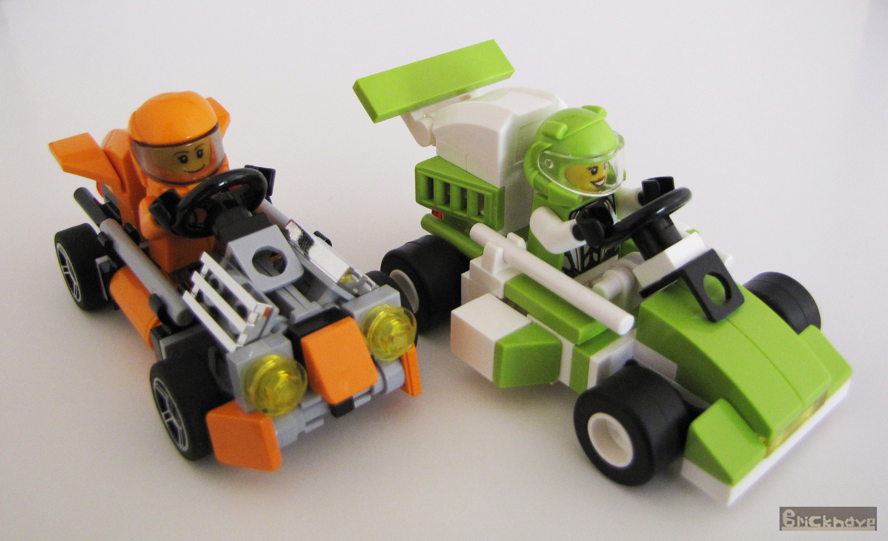 Microkarts Orange vs Lime