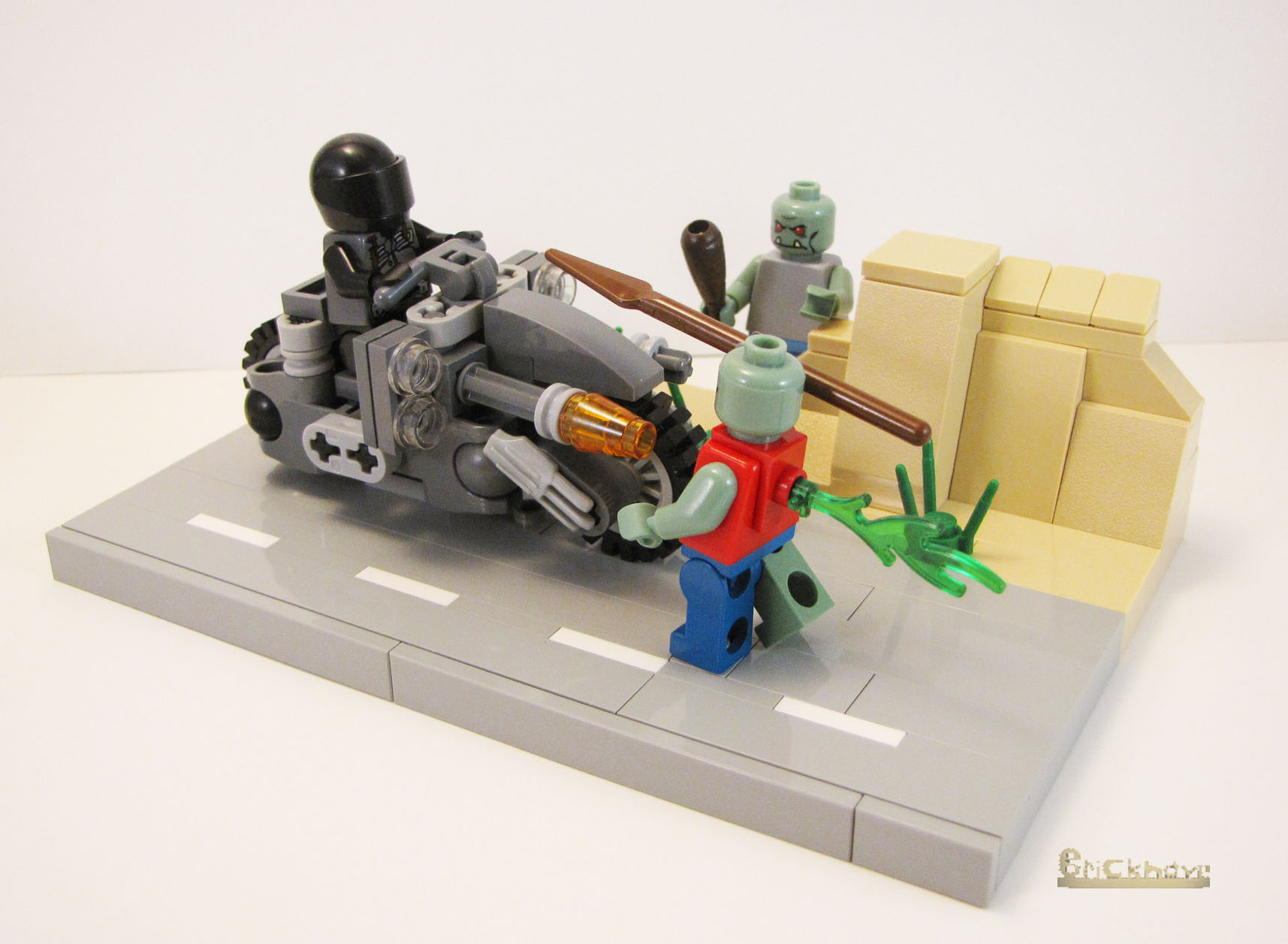 Gunnercycle vs Mutants